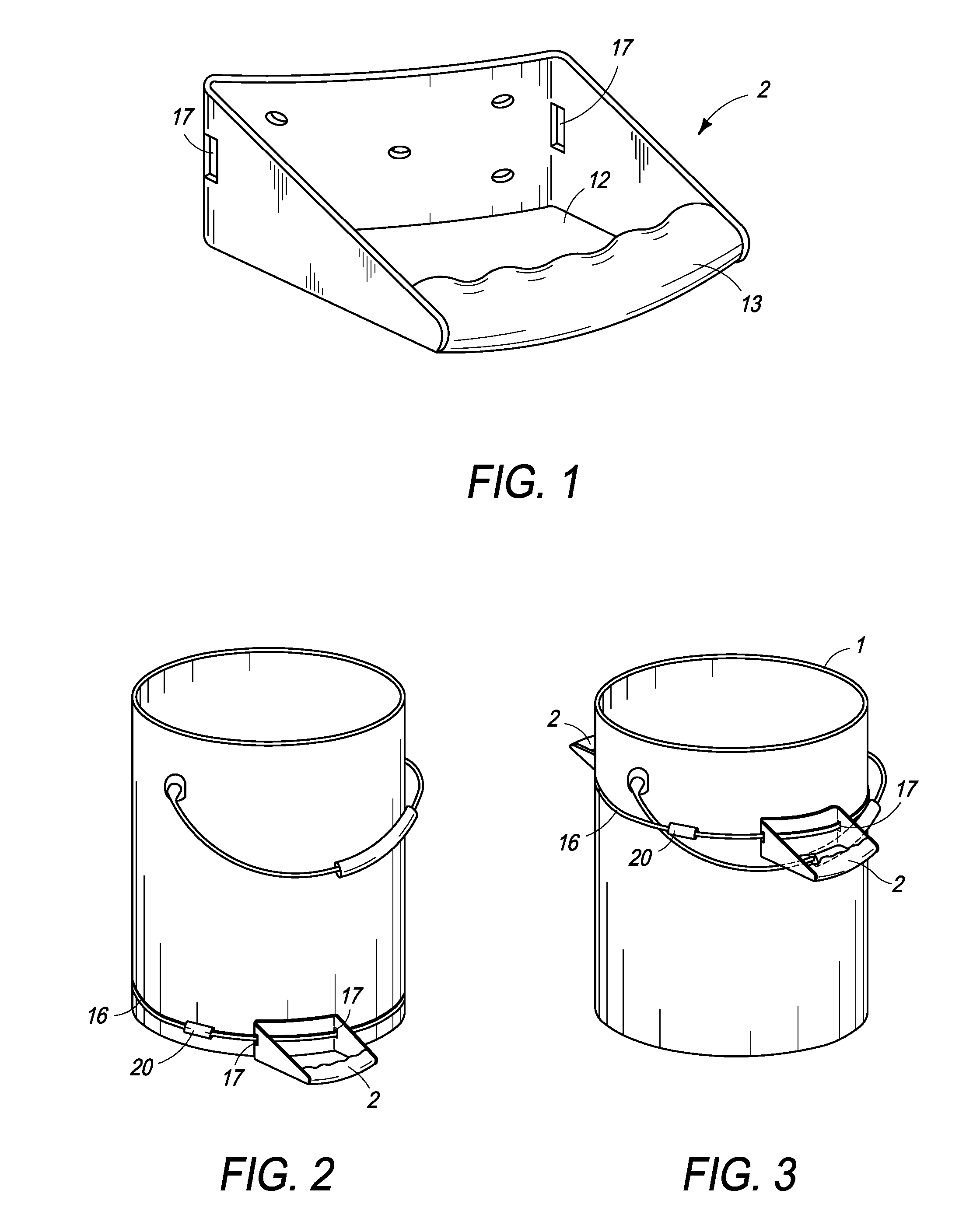 Bucket Holding and Tipping Device