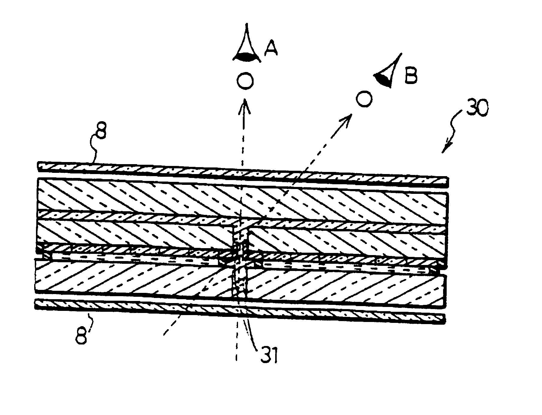 Liquid crystal display formed by a plurality of non-electrically interconnected liquid crystal display panels