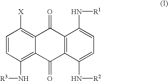 Method for marking hydrocarbons with anthraquinones