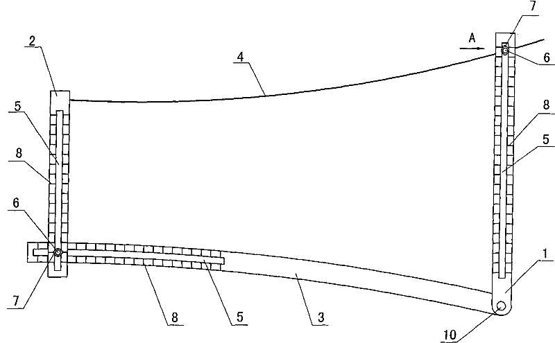 Clothing collar tailoring version ruler