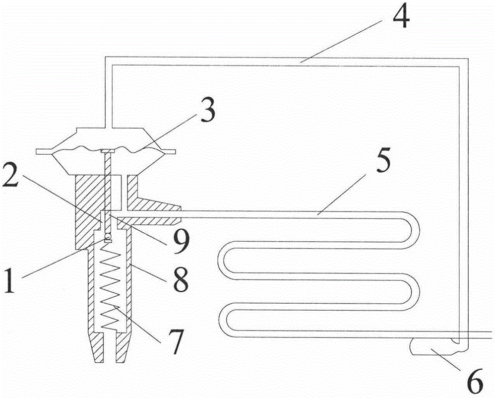 Internal balance type expansion valve