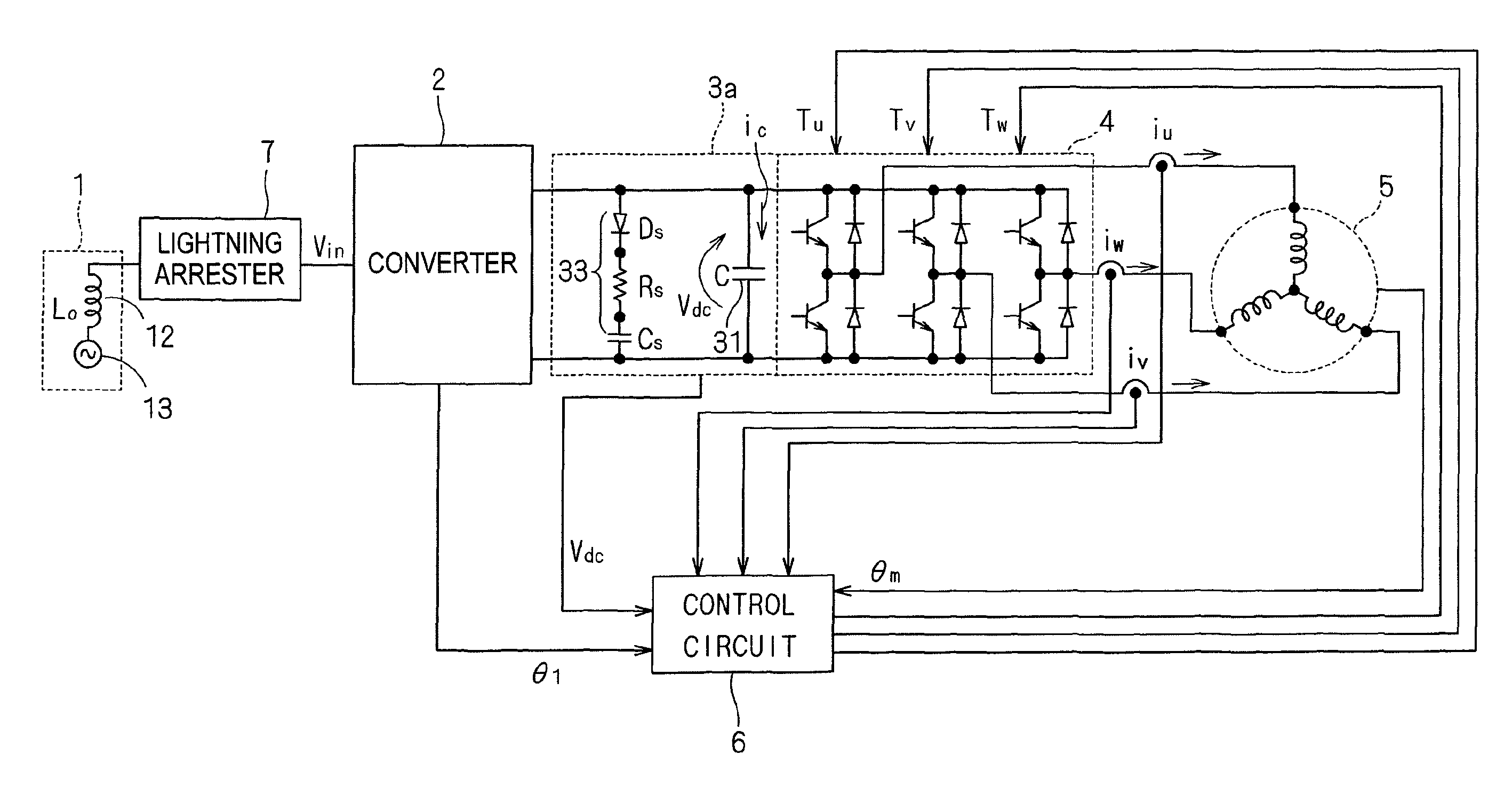 Multiphase current supplying circuit, driving apparatus, compressor and air conditioner