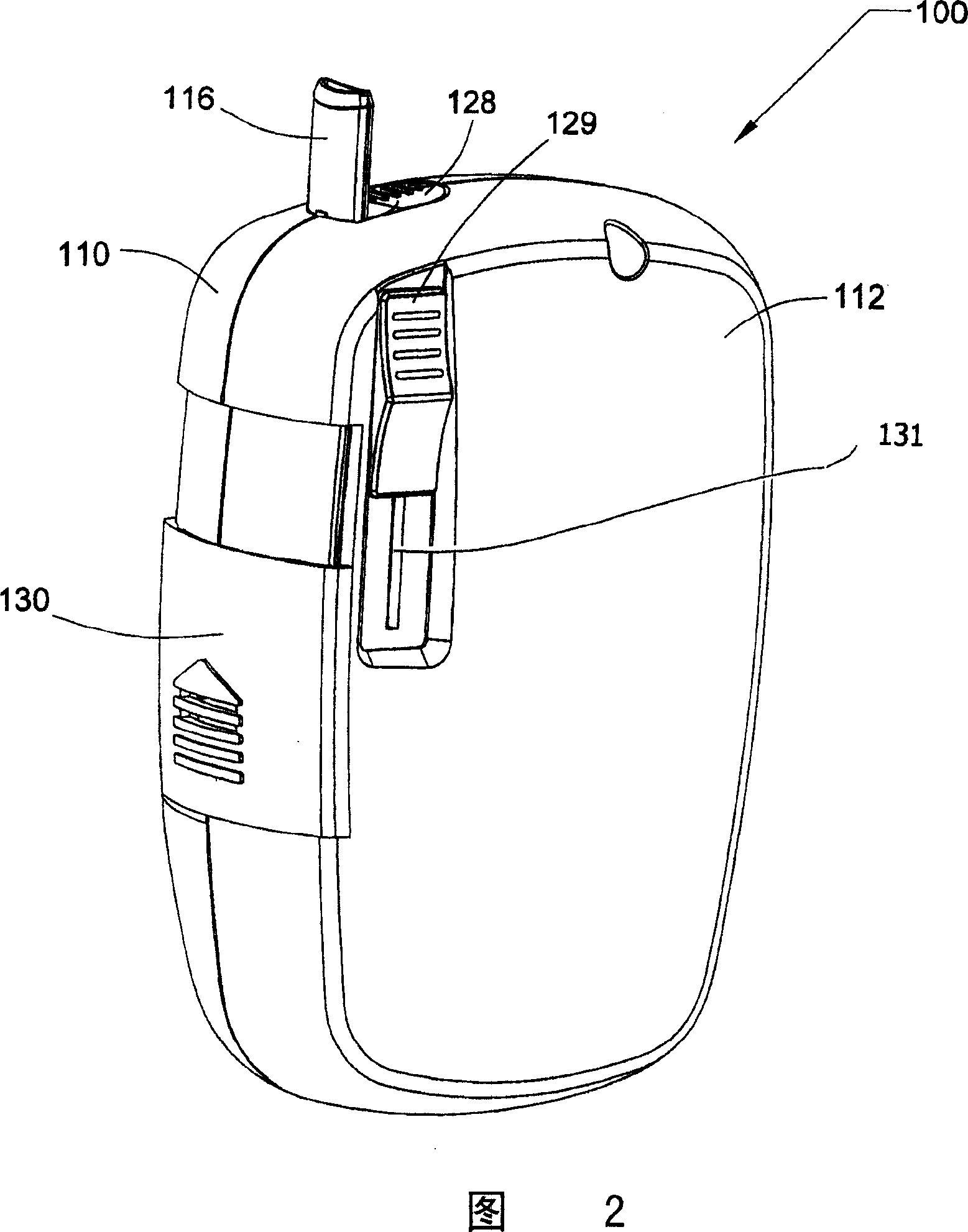 Portable minitype distillation inspirator and control method thereof