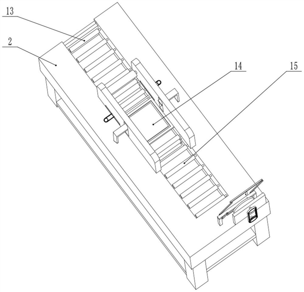 E-commerce logistics article packaging device