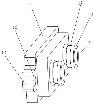 A dual-path laser with an adjustment structure and its center positioning method