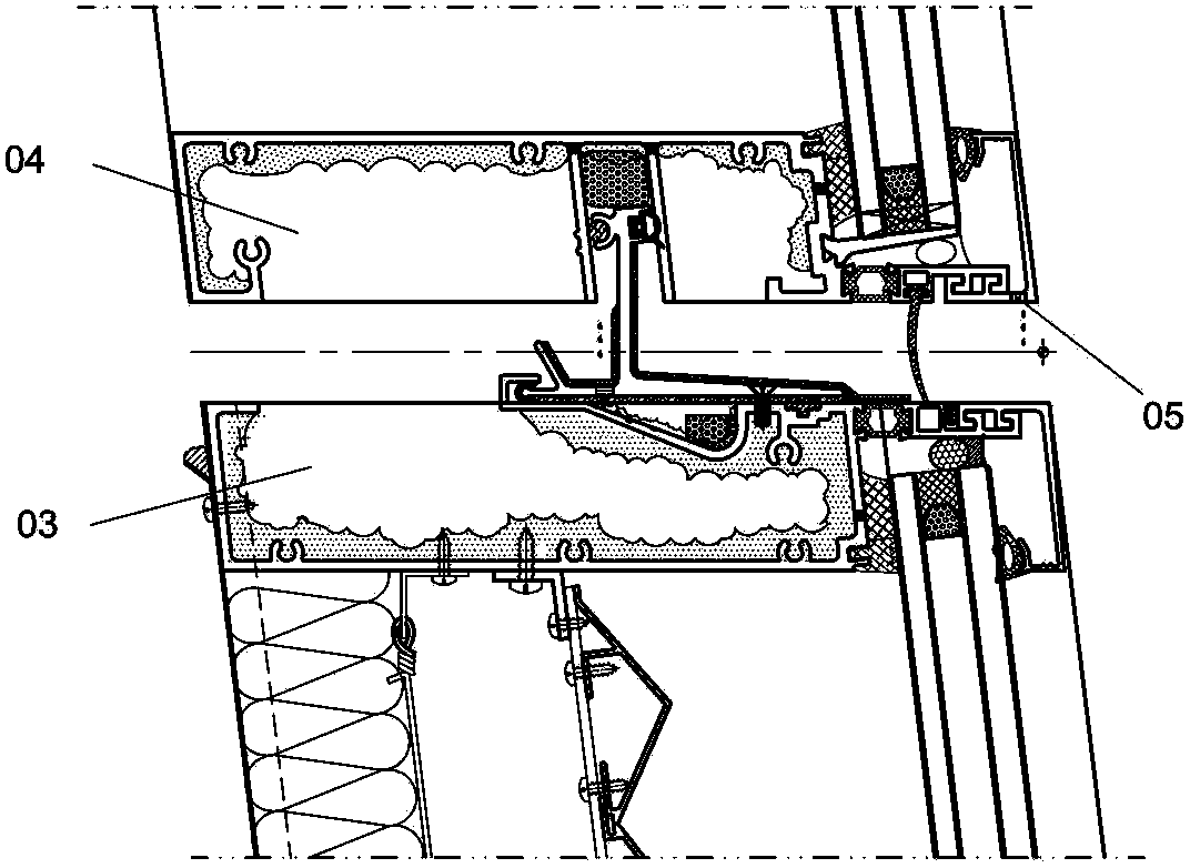 Transverse sliding type rear leveling unit system and manufacturing process thereof