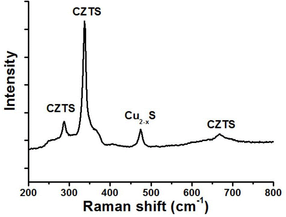 Electrochemical treatment method for improving surface properties of copper zinc tin sulfide thin film