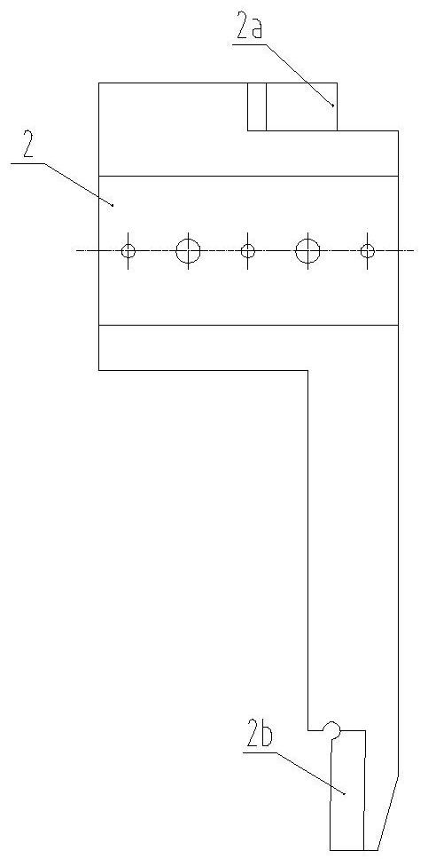 Inclined conical surface length measuring tool