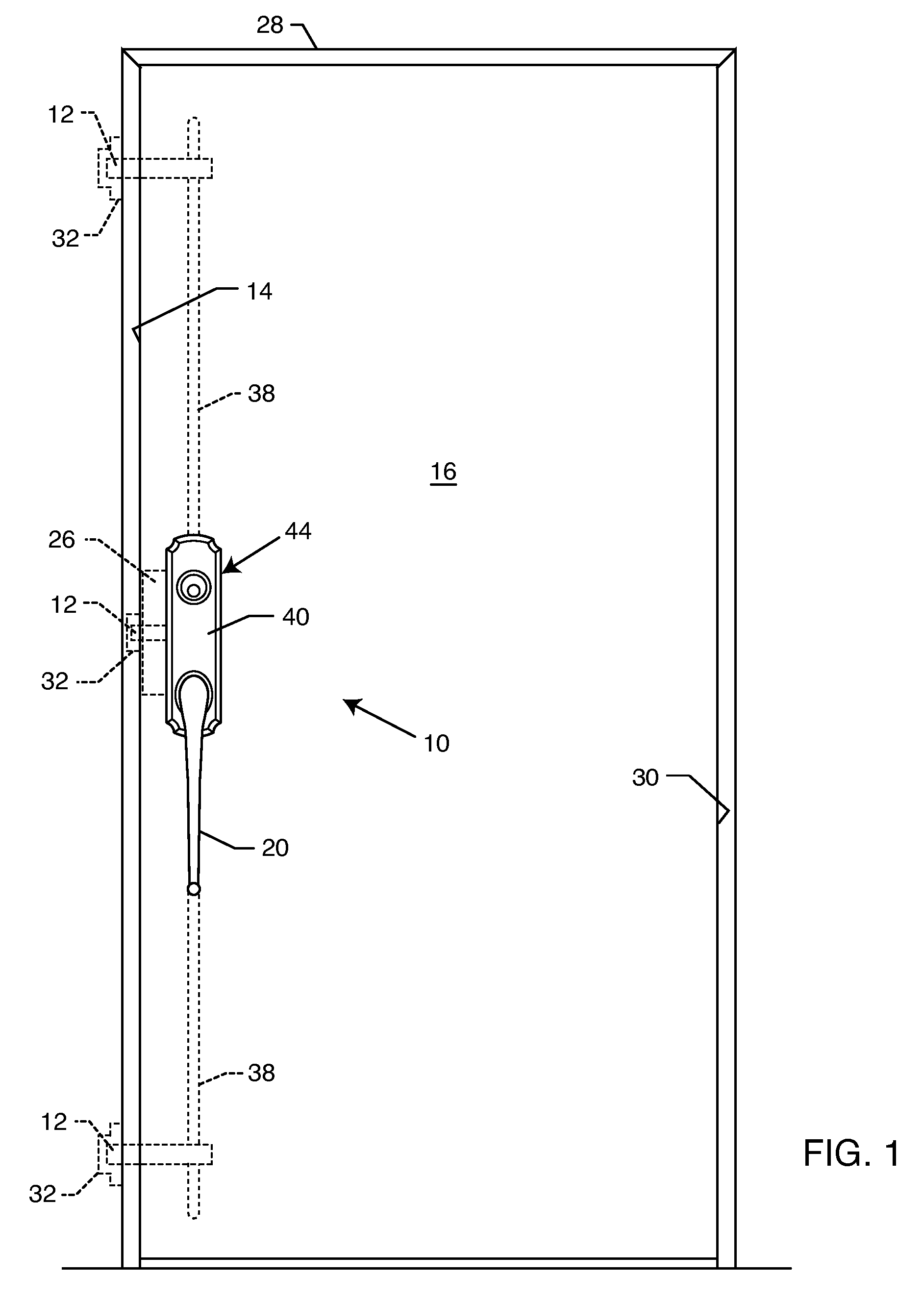 Lever actuated door latch operator