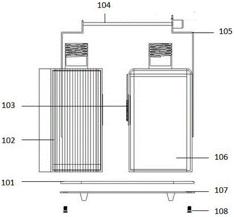 A portable waste heat thermoelectric power generation device
