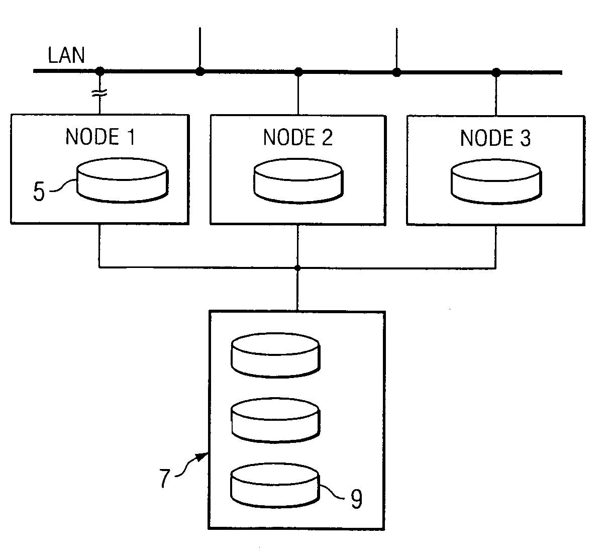 Method for detecting and resolving a partition condition in a cluster