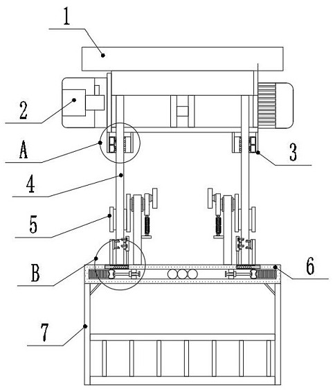 Galvanized steel wire rope balance automatic lifting device