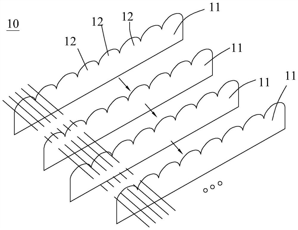 Cylindrical lens grating with staggered cylindrical lens units, 3D display screen and manufacturing method of cylindrical lens grating