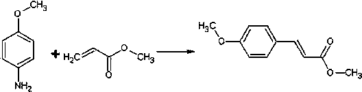 P-methoxy cinnamic acid ester preparation method
