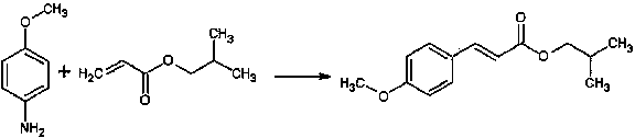 P-methoxy cinnamic acid ester preparation method