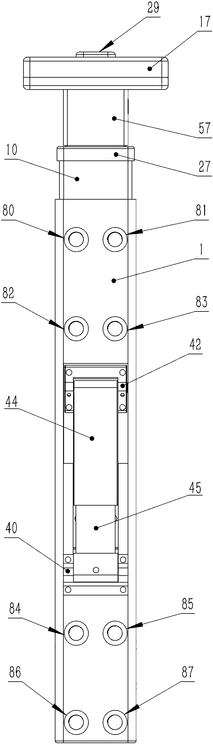 Variable angle suitcase pull bar