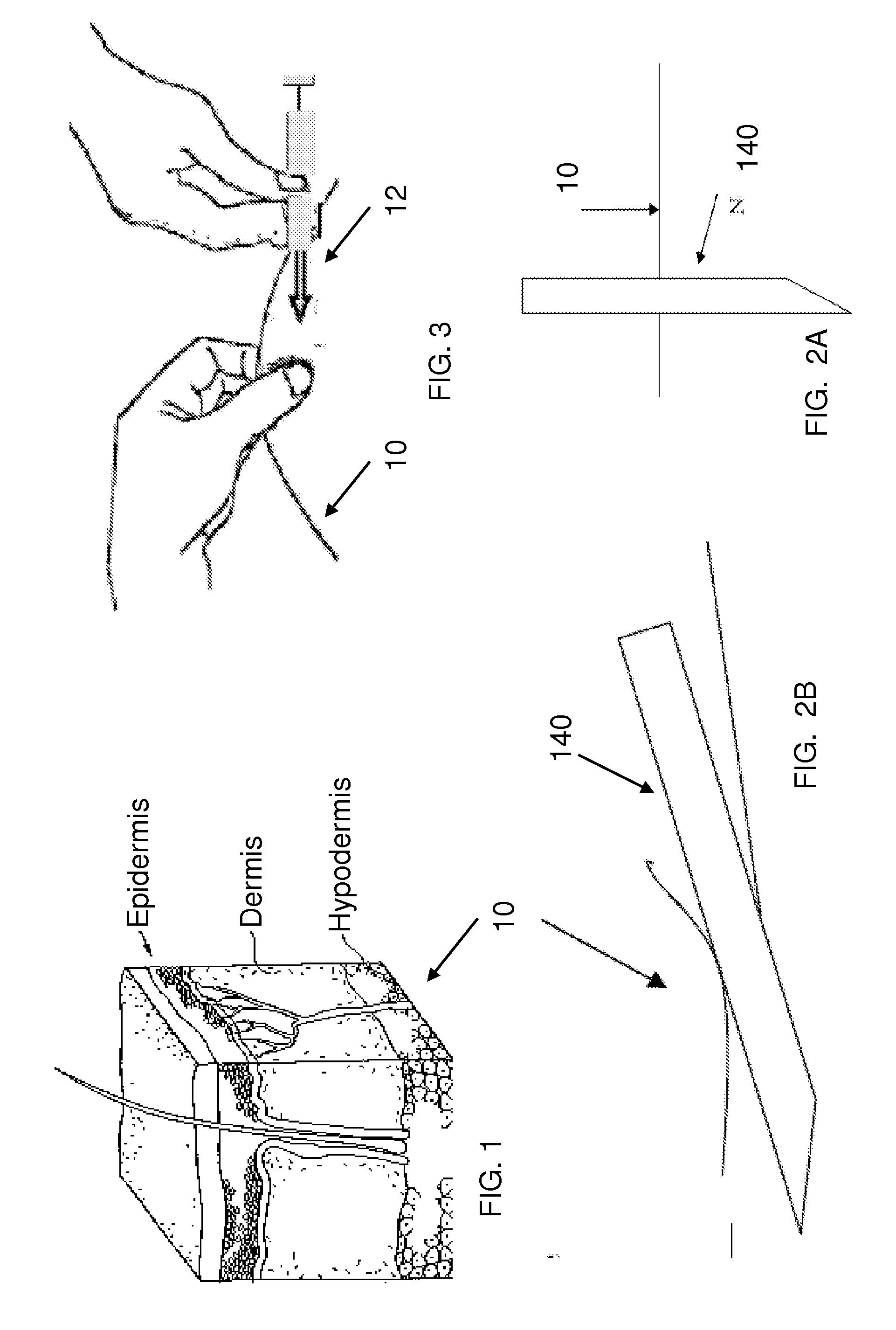 Device and method for drug delivery to a targeted skin layer