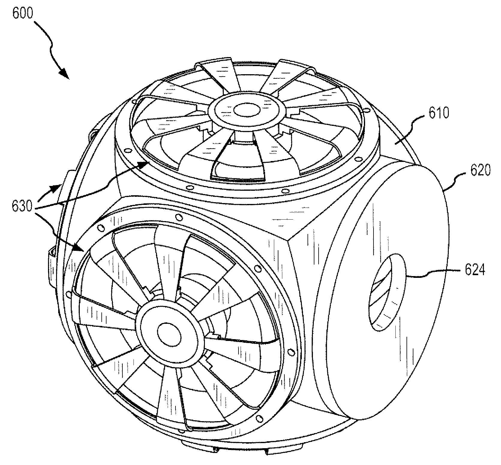 Device for producing high speed air projectiles or pulses