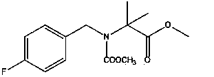 Synthetic method for 2-(N-4-fluorobenzyl) methoxy-acetyl-amino methyl isobutyrate