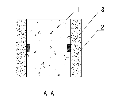 Autoclaved aerated concrete double-hard-face building block and manufacturing and construction method thereof