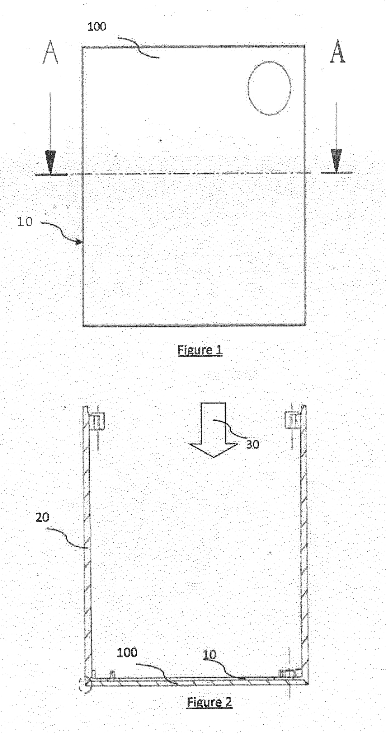 Method for obtaining an electronic device housing panel and corresponding housing, device and apparatus