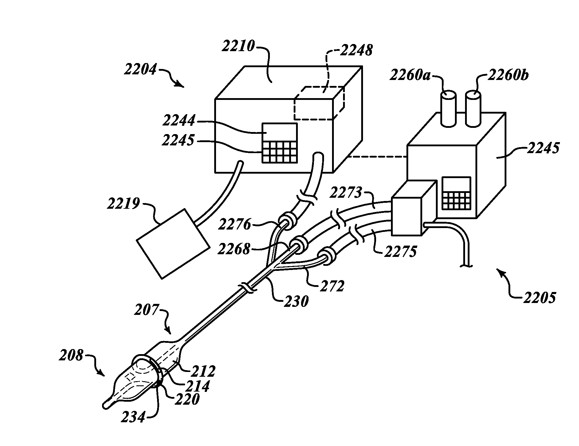 Apparatus for injuring nerve tissue