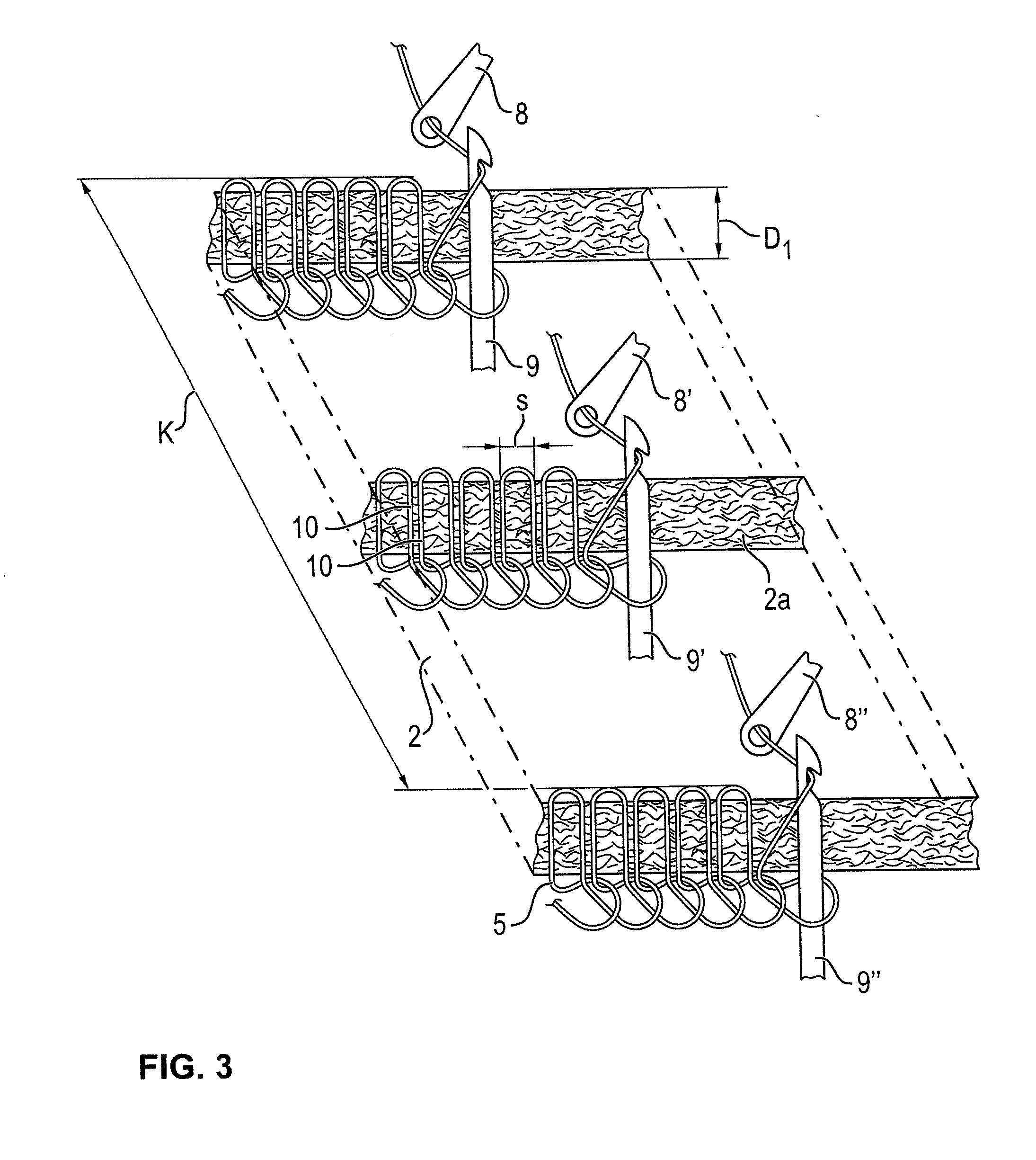 Adhesive tape having a stitch-bonded nonwoven carrier