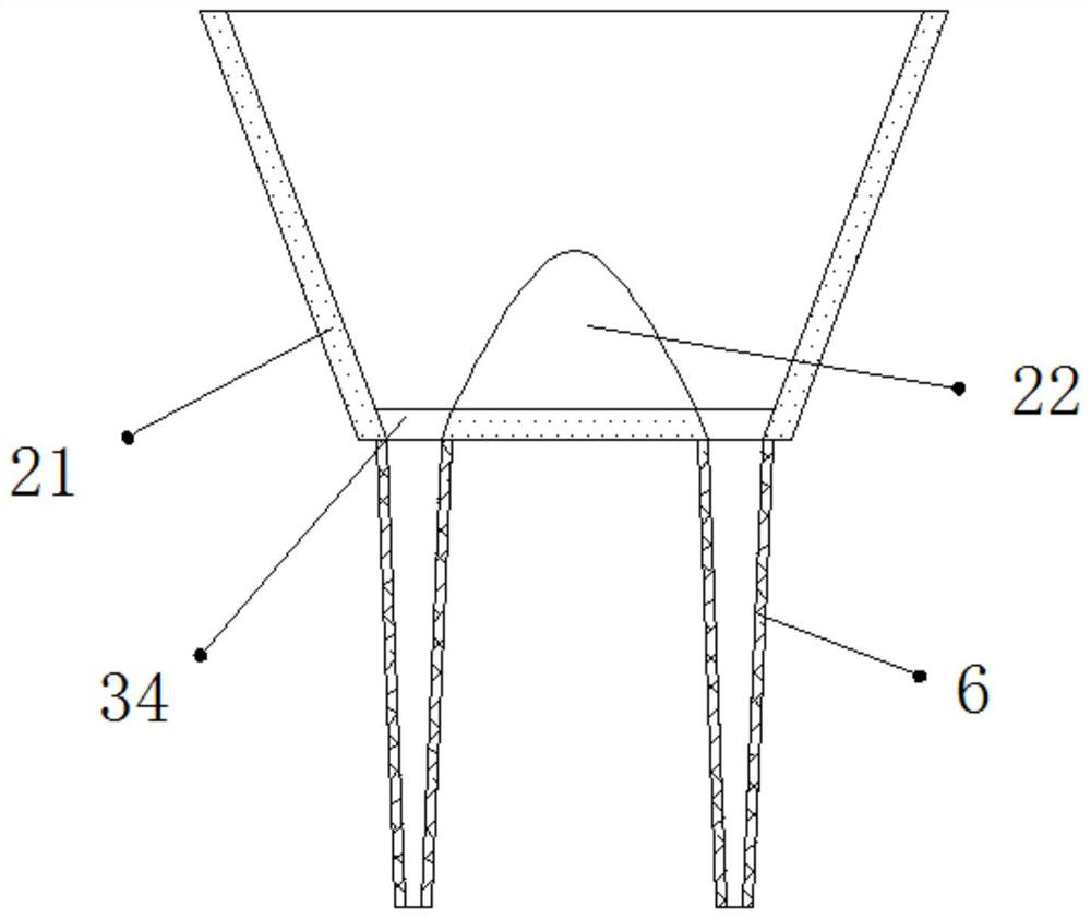 A corn sowing device with uniform grain output for agricultural planting