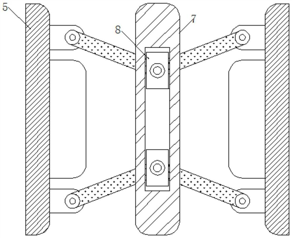 A furniture handling device that reduces the probability of damage and increases the stability of transfer