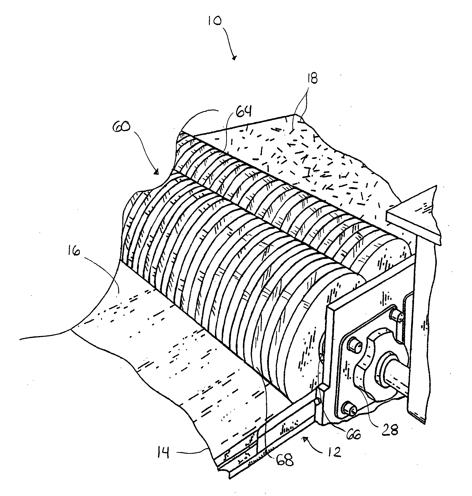 Embedment roll device