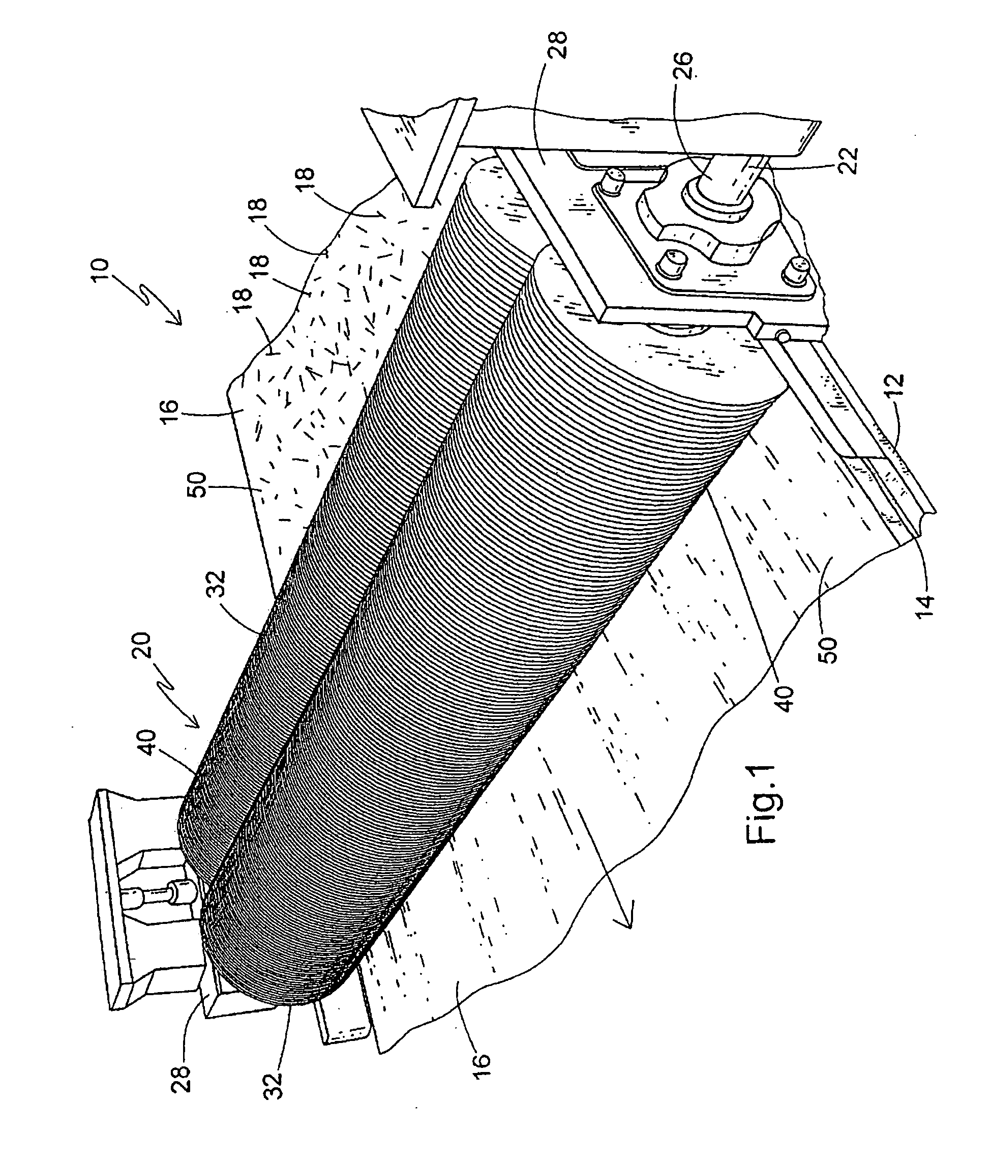 Embedment roll device