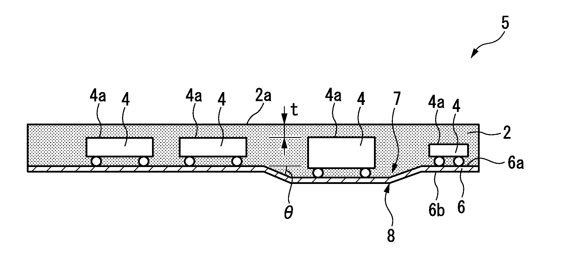 Component built-in module, electronic device including same, and method for manufacturing component built-in module