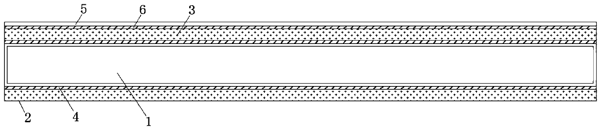 A sandwich sealant strip