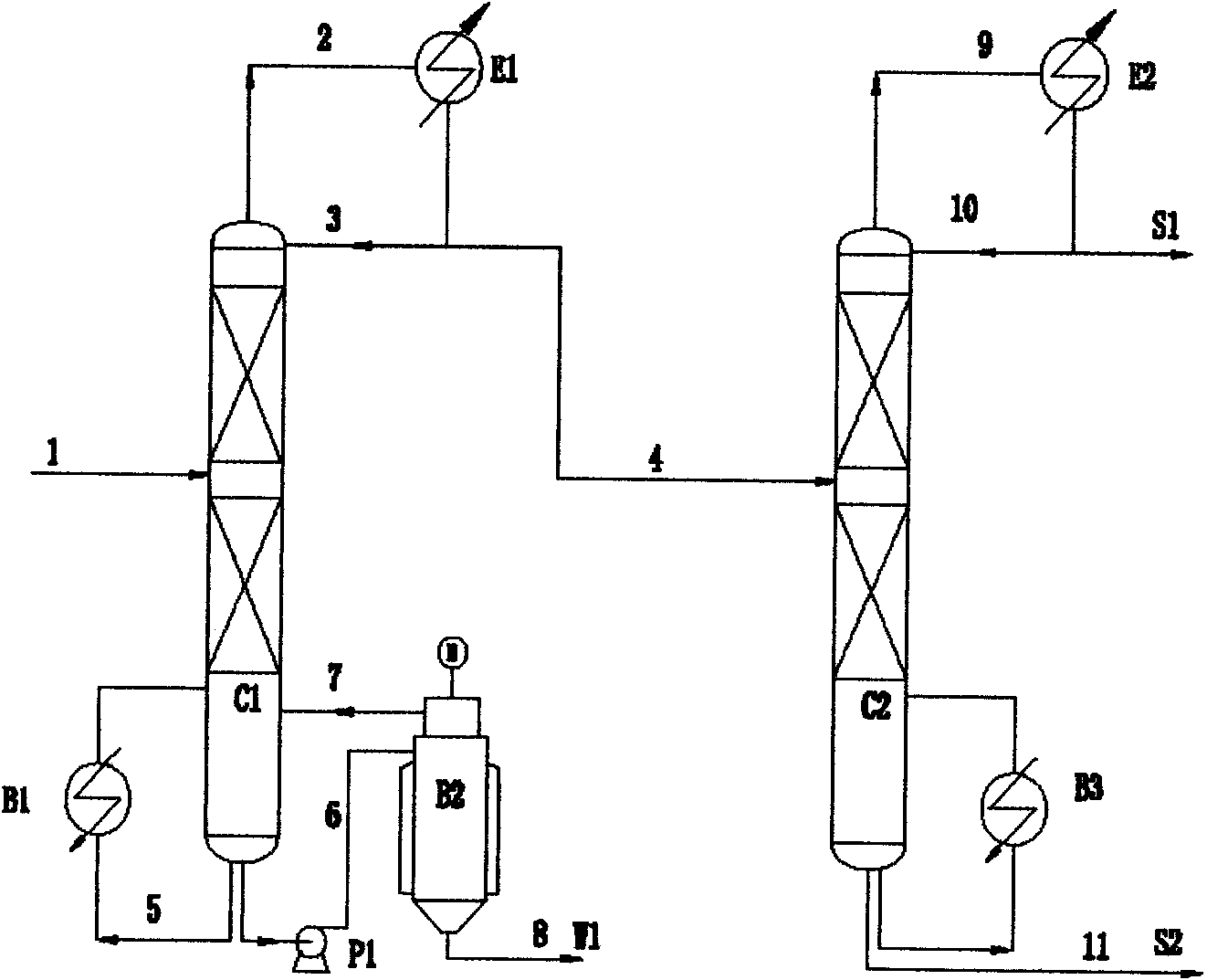 Separation method for recovering olefin polymerization catalyst mother liquid