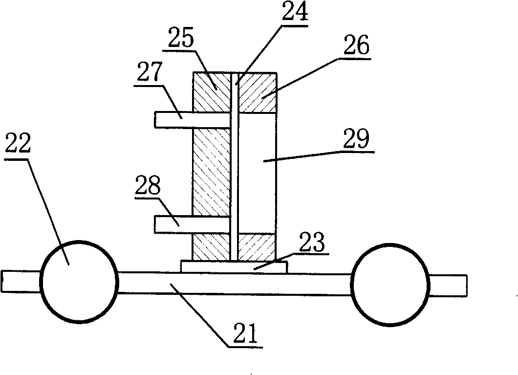 Structure of hydrogen-driven toy truck