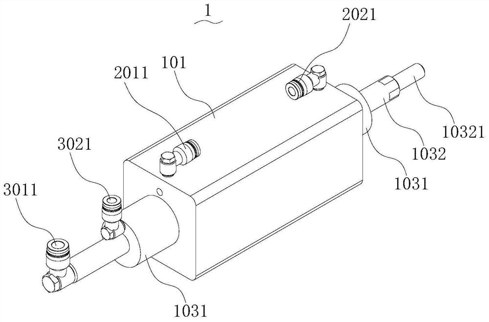 Workpiece clamping method using differential pressure type pneumatic clamp