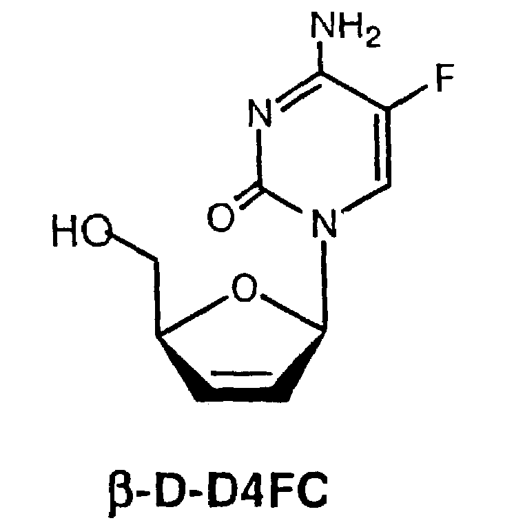 HIV-1 mutations selected for by beta-2',3'-didehydro-2',3'-dideoxy-5-fluorocytidine