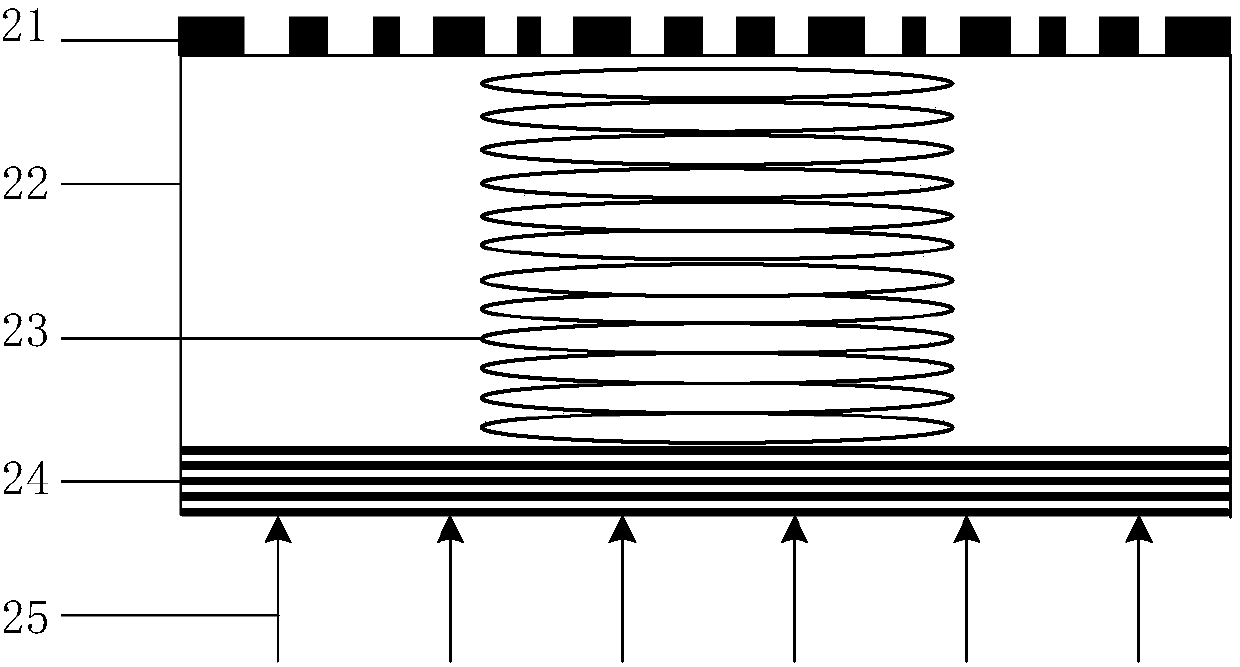 Resonant cavity based on non-periodic sub-wavelength grating and distributed bragg reflector