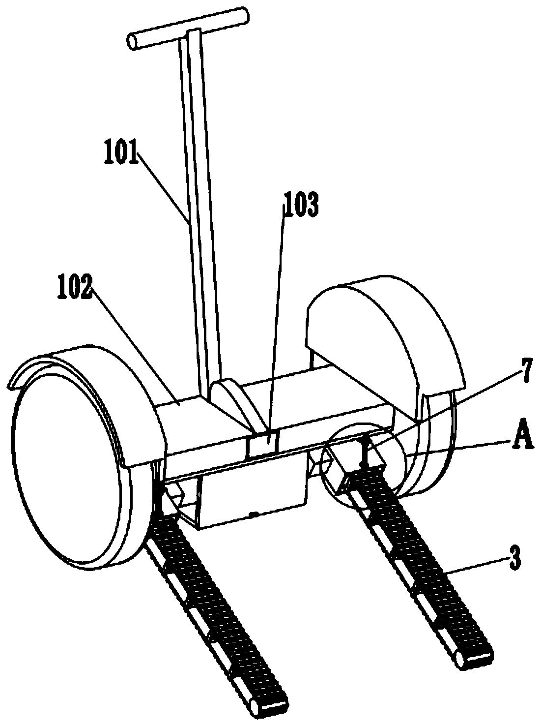 Stair-climbing power-assisted balance car