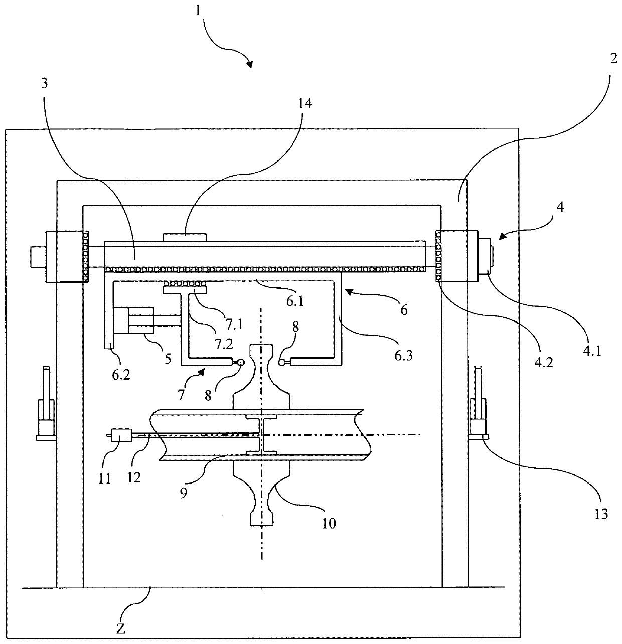 Rotational symmetrical and non-symmetrical plastic forming machine