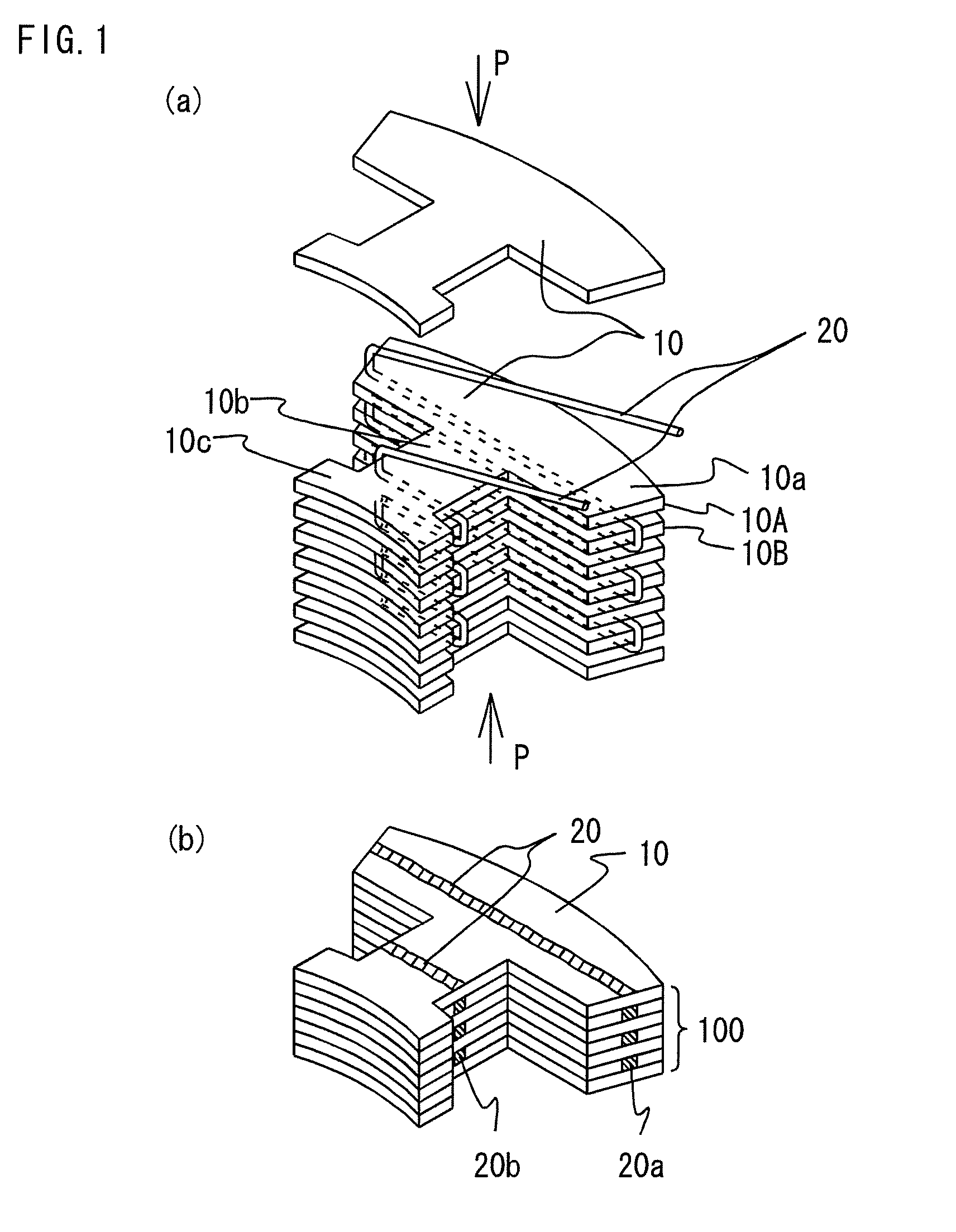 Laminated core, method and apparatus for manufacturing laminated core, and stator