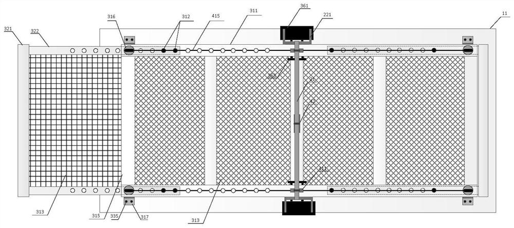 Simple maintenance operation platform suitable for various tunnel section forms