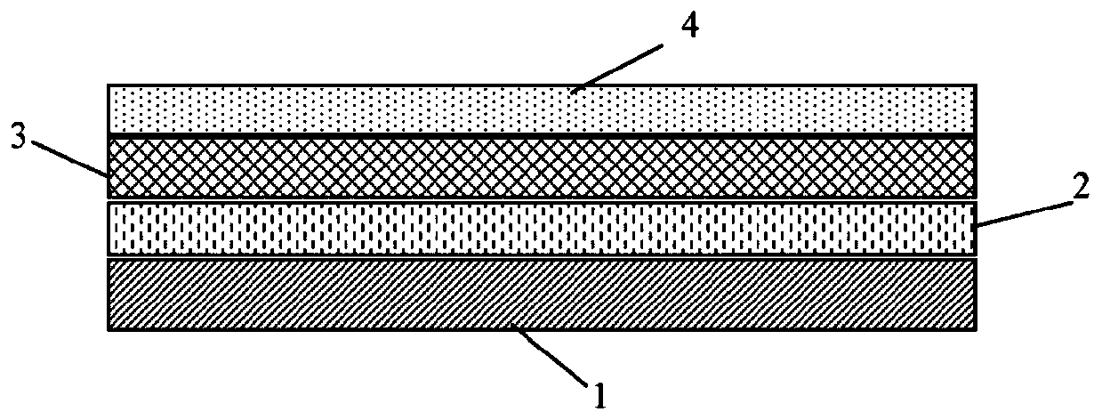 Multilayered electrode and film energy storage device