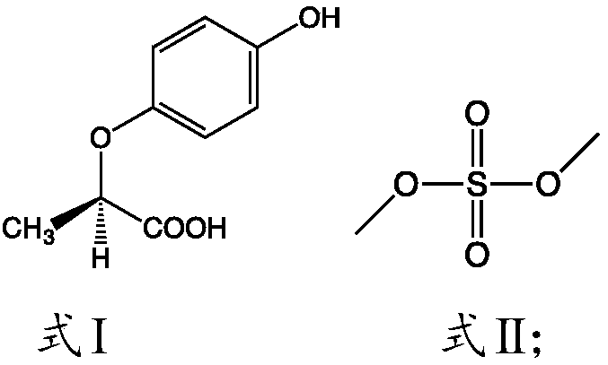 Method for preparing methyl R-(+)-2-(4-hydroxyphenoxy)propionate