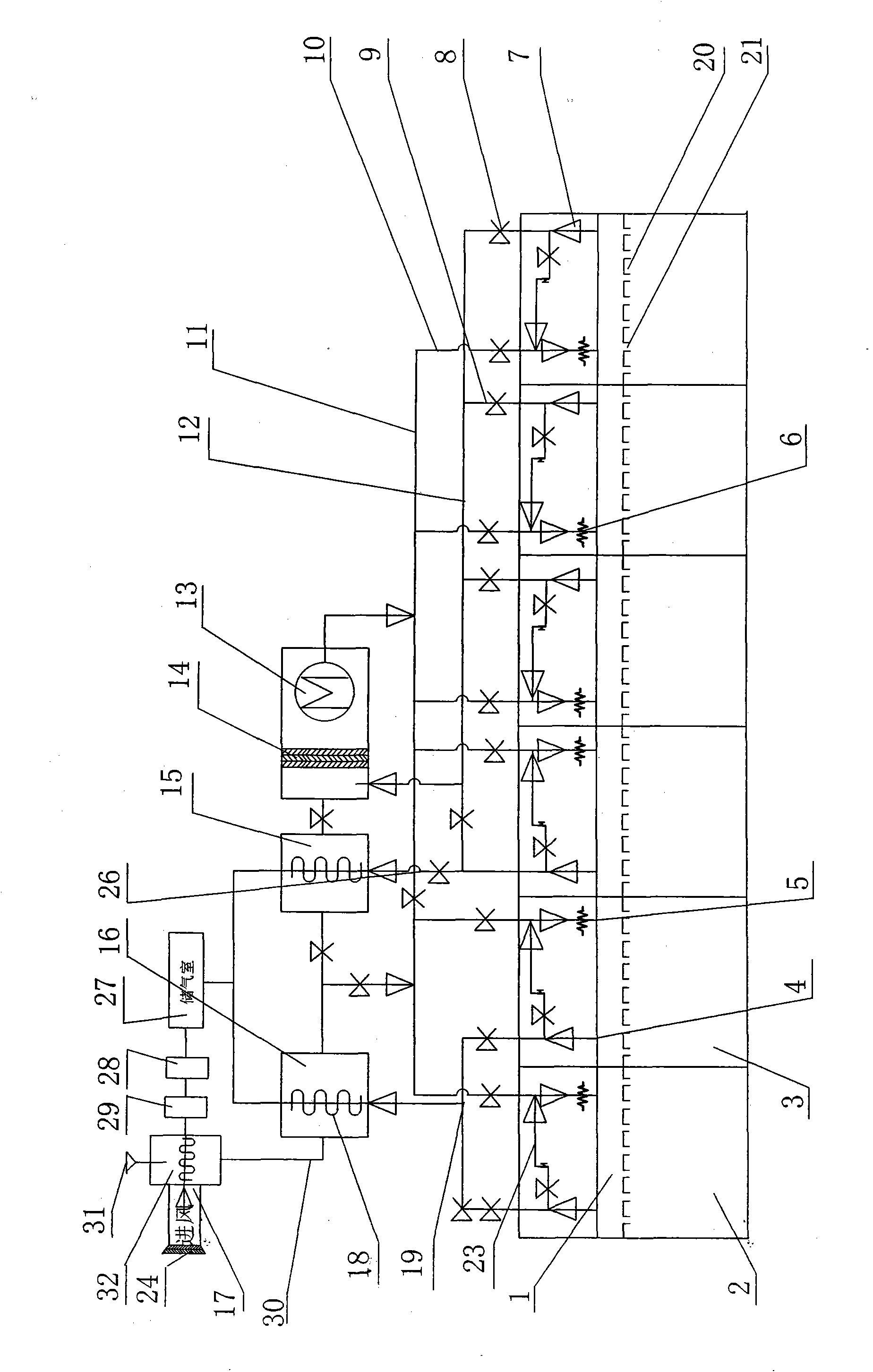 Energy-conserving drying device