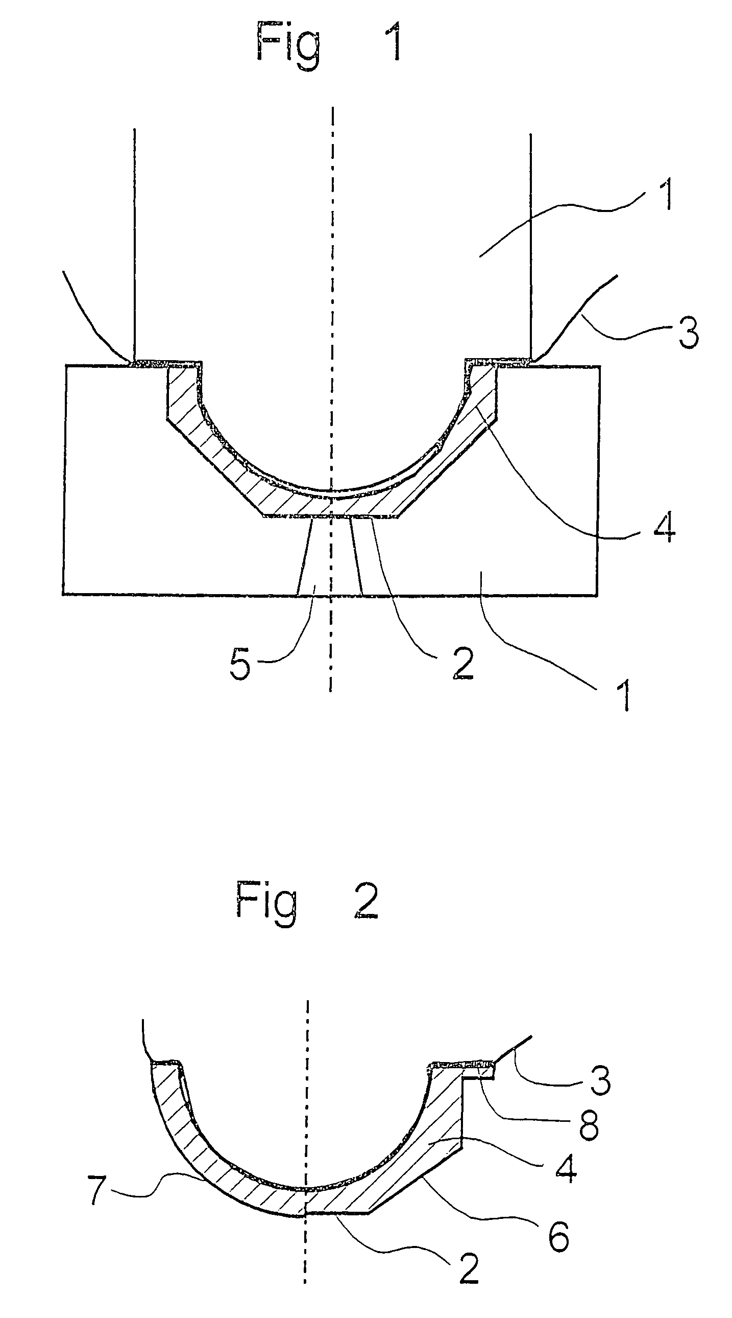 Ball socket with film backing