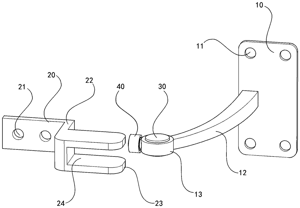 Special side hung door unlatching device for building decoration with bearing