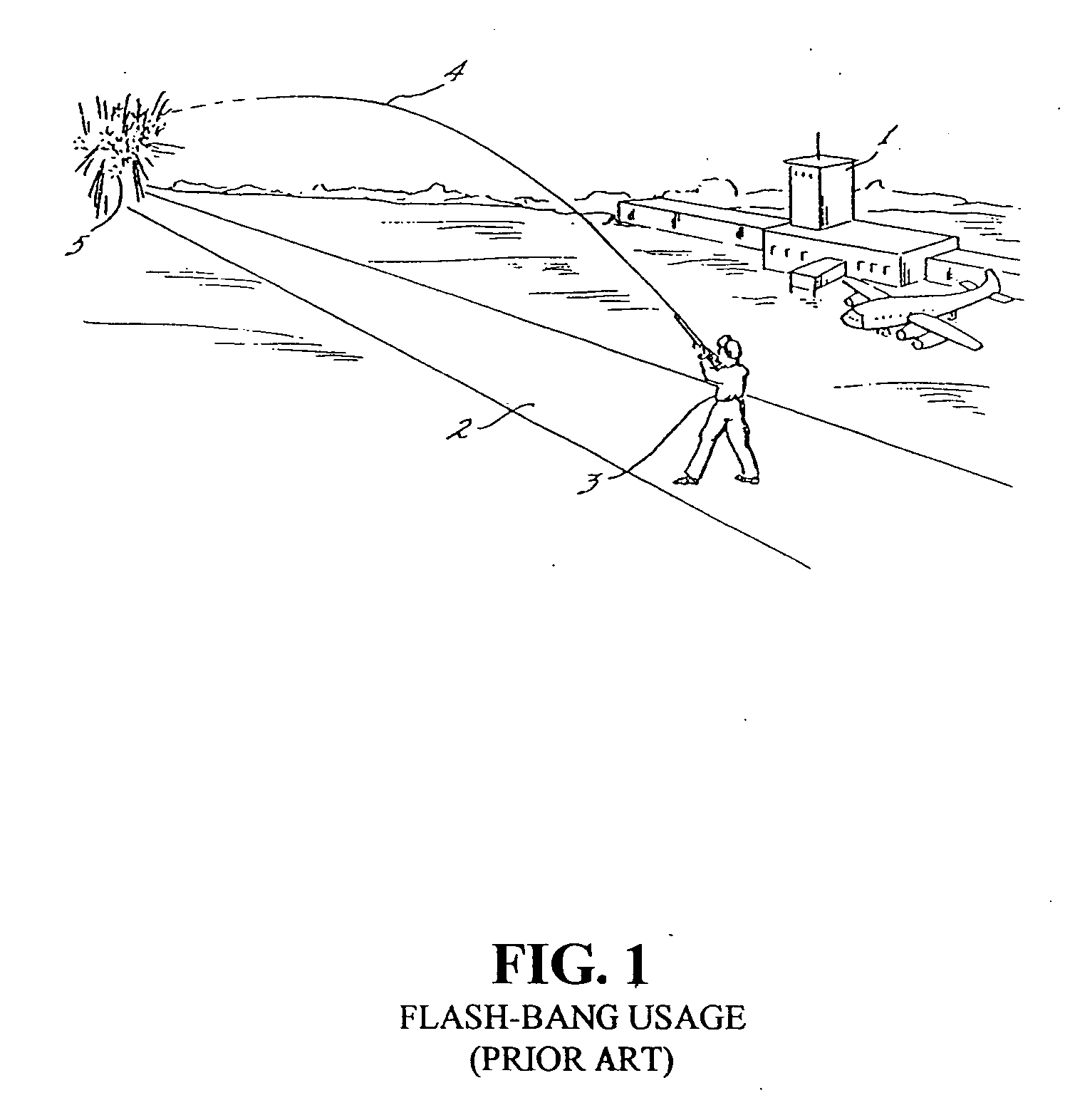 Super long range crash-bang round