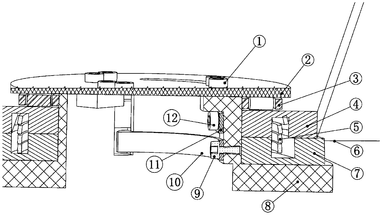 Folding wing structure of unmanned aerial vehicle