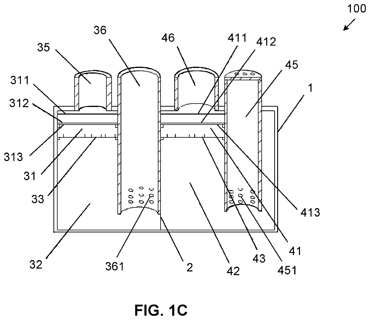 Portable air filtration and disinfection device for a respirator system